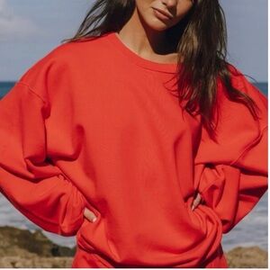 Daily Drills Unisex Oversized Heart Crew